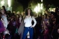 Badajoz shopping week, calle menacho ambiente nocturo con pase de modelos