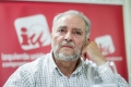 elecciones generales. IU, mitin Julio Anguita y Pedro Escobar y manolo sosa