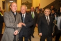 BAdajoz, Alcalde Miguel Celdran, comparece ante los medios para anunciar su renuncia a la alcaldia, (I) Antonio Monago Presidente del gobierno de extremadura, a su lado miguel celdran, detras, German (delegado del gobierno, (D) Francisco Fragoso Teniente alcalde,